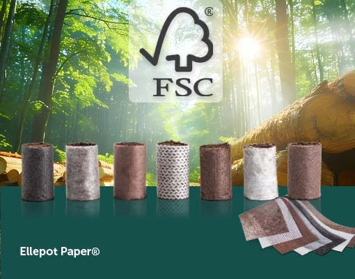 Ellepot paper is the sustainable choice for the future of propagation FSC