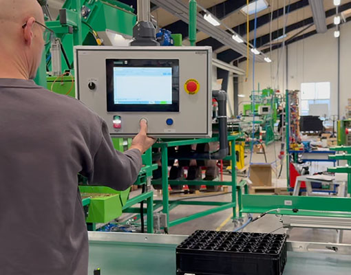 Ellepot Total Control: an all-new, upgraded touchscreen that is fully intuitive, allowing direct control of key settings