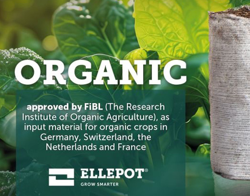 Ellepot Organic 2.0 Now Officially Listed for Organic Production in France