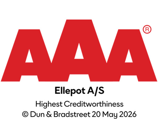 AAA Ellepot A/S  awarded with the highest credit rating by Dun & Bradstreet_the exclusive 2% of Danish companies