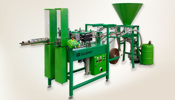 Ellepot Propagation Machine H202 for automatic production of young plants in paper pots