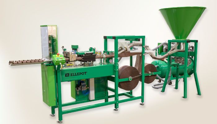 Ellepot semi-automatic machine H102 paper pot machine